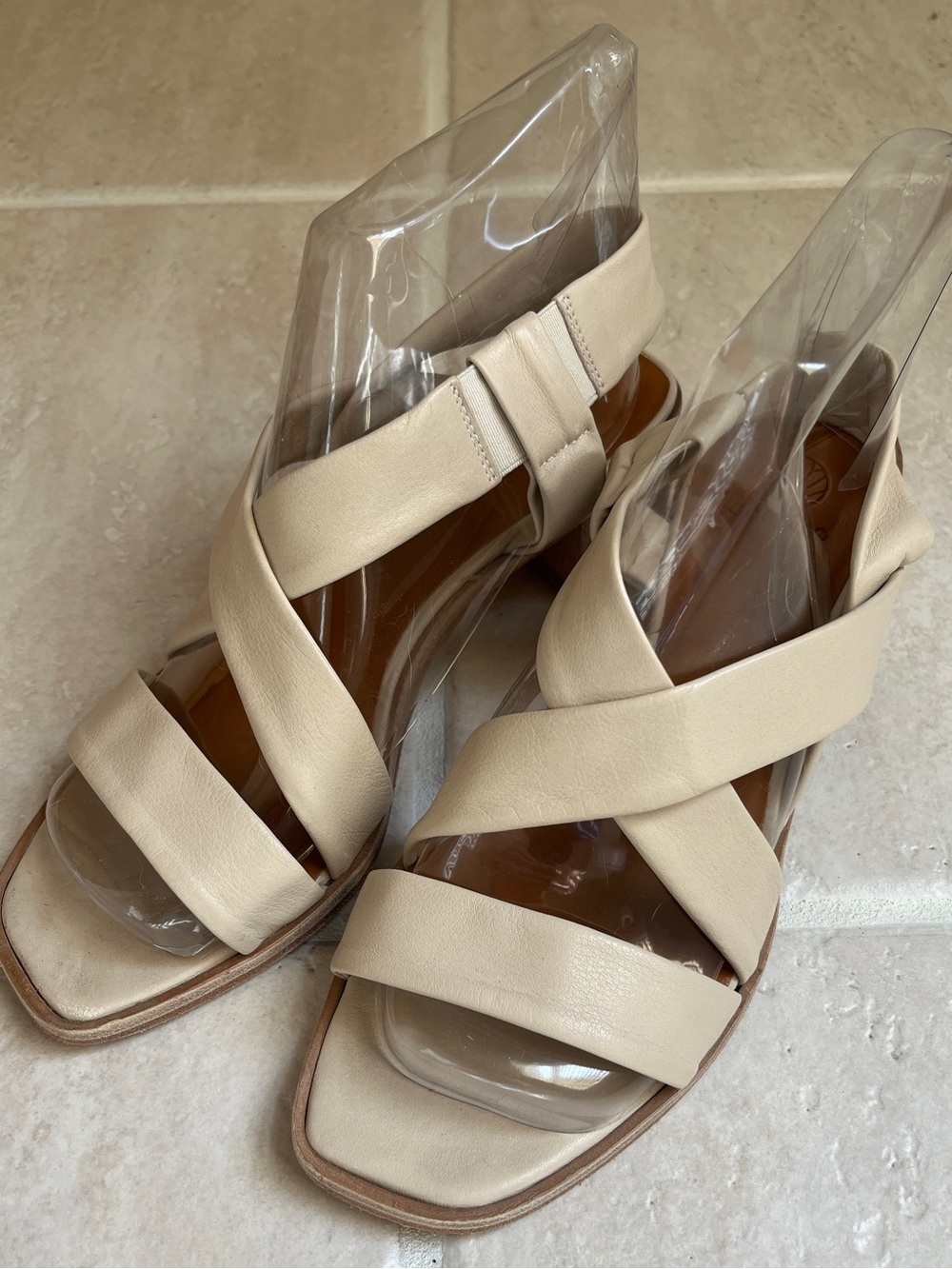 Anthropologie Coclico Strappy Leather Sandals, 7